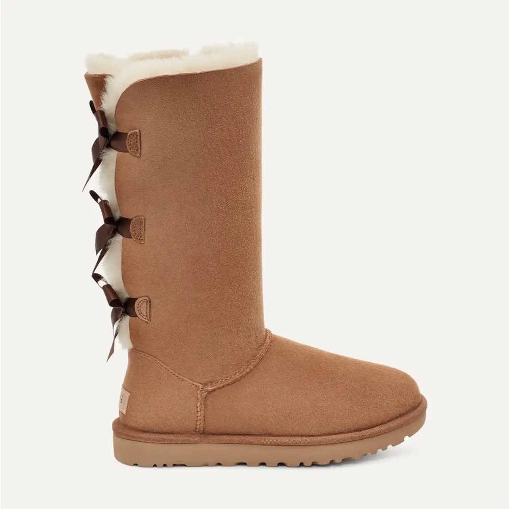 UGG Bailey Bow Tall Boots - Chestnut